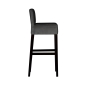 Preview: Hocker STRAIGHT mit Lehne 93 / 103 / 113